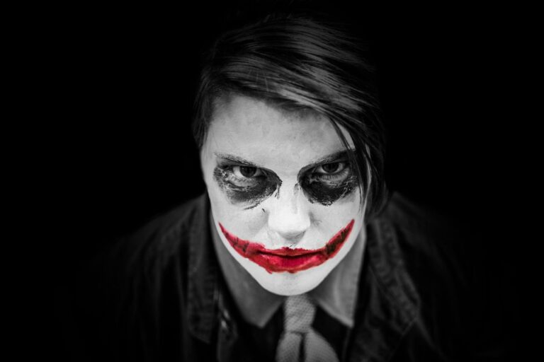 Man portraying the Joker